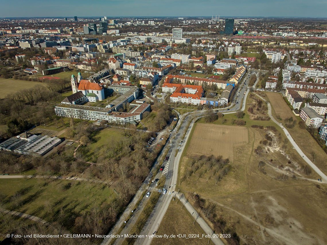 20.02.2023 -  der verschwundene Hachinger Bach in Neuperlach und Berg am Laim